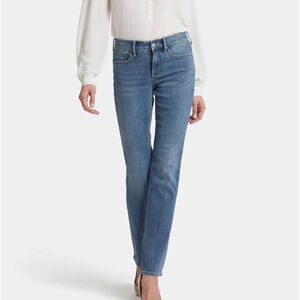 NYDJ Marilyn Straight Lift & Tuck Jeans in Heyburn Wash - NEW - Size 10